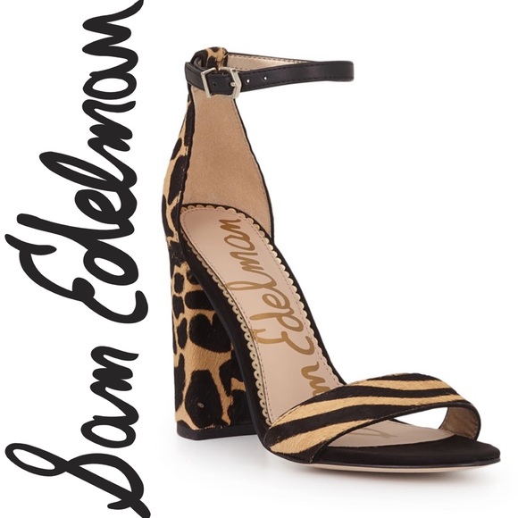 sam edelman yaro calf hair heels